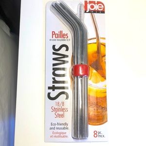 Stainless steel straws $8
